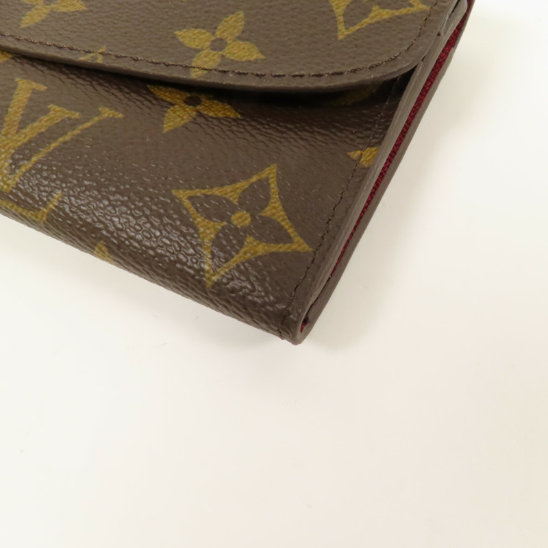 LOUIS VUITTON Monogram Emilie Long Wallet金扣長錢包-5
