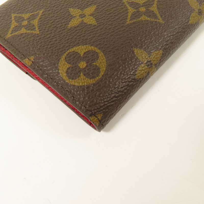 LOUIS VUITTON Monogram Emilie Long Wallet金扣長錢包-6