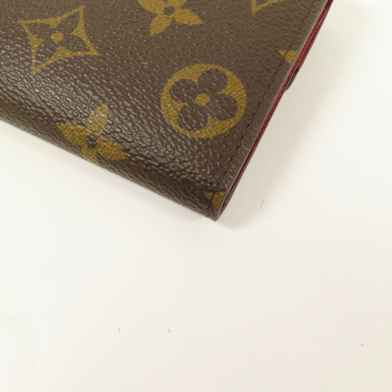 LOUIS VUITTON Monogram Emilie Long Wallet金扣長錢包-7