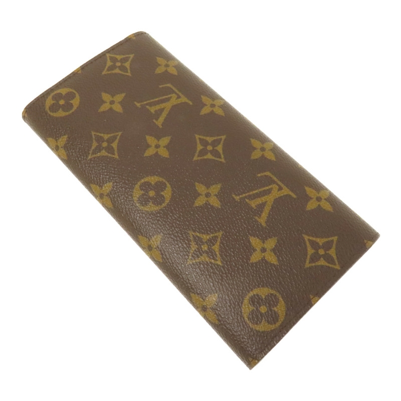 LOUIS VUITTON Monogram Emilie Long Wallet金扣長錢包-9