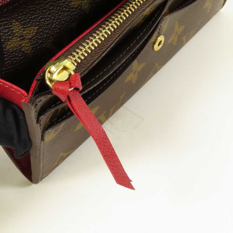 LOUIS VUITTON Monogram Emilie Long Wallet金扣長錢包-13