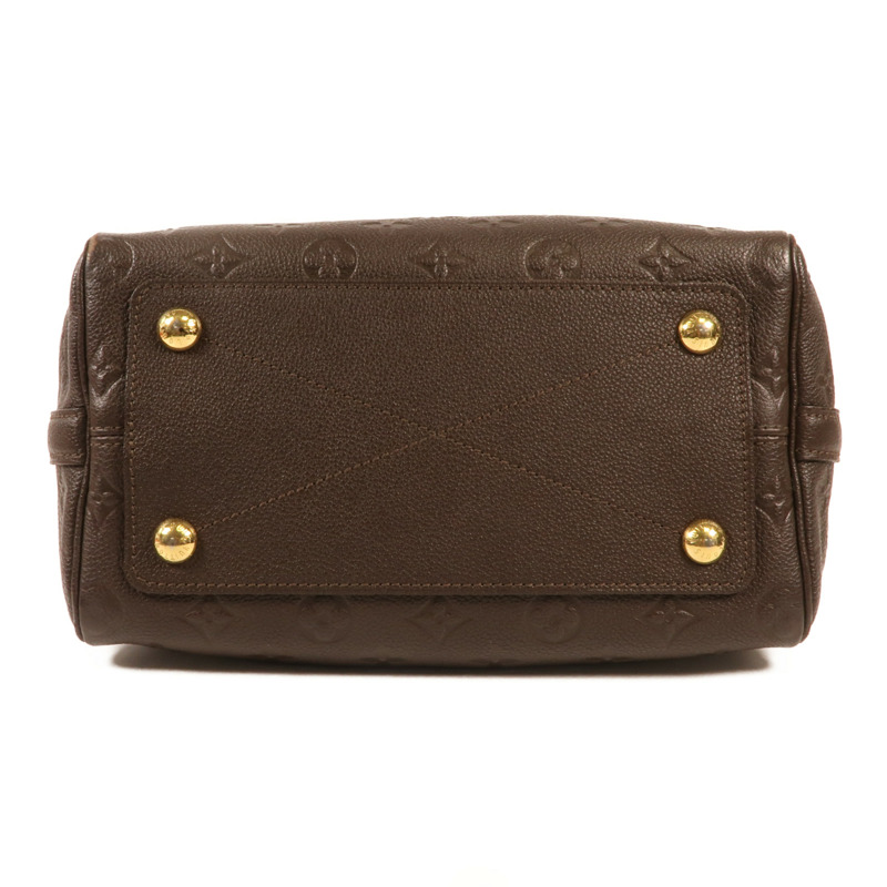 LOUIS VUITTON Monogram Empreinte Speedy bandoulière 25金扣手挽袋-3