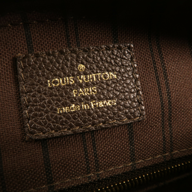 LOUIS VUITTON Monogram Empreinte Speedy bandoulière 25金扣手挽袋-12