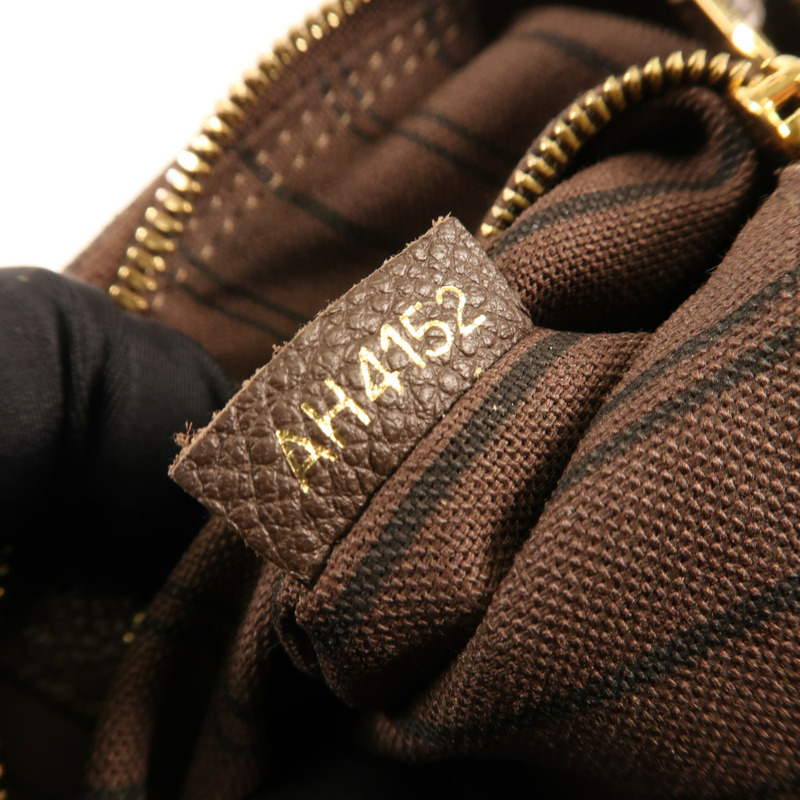 LOUIS VUITTON Monogram Empreinte Speedy bandoulière 25金扣手挽袋-13