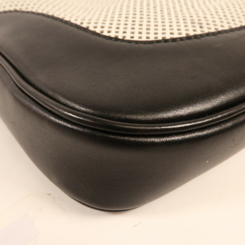 GUCCI 帆布Shoulder Bag銀扣肩背袋-5