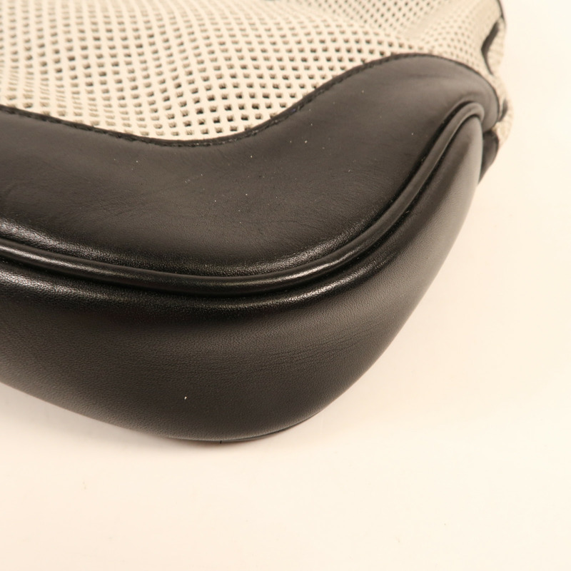 GUCCI 帆布Shoulder Bag銀扣肩背袋-6