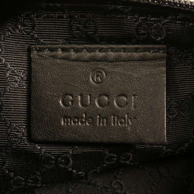 GUCCI 帆布Shoulder Bag銀扣肩背袋-13