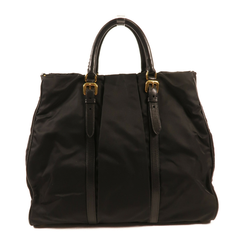 PRADA 尼龍2 Way Shoulder金扣手挽肩背兩用袋-1