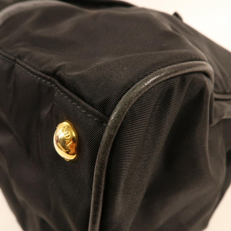 PRADA 尼龍2 Way Shoulder金扣手挽肩背兩用袋-5