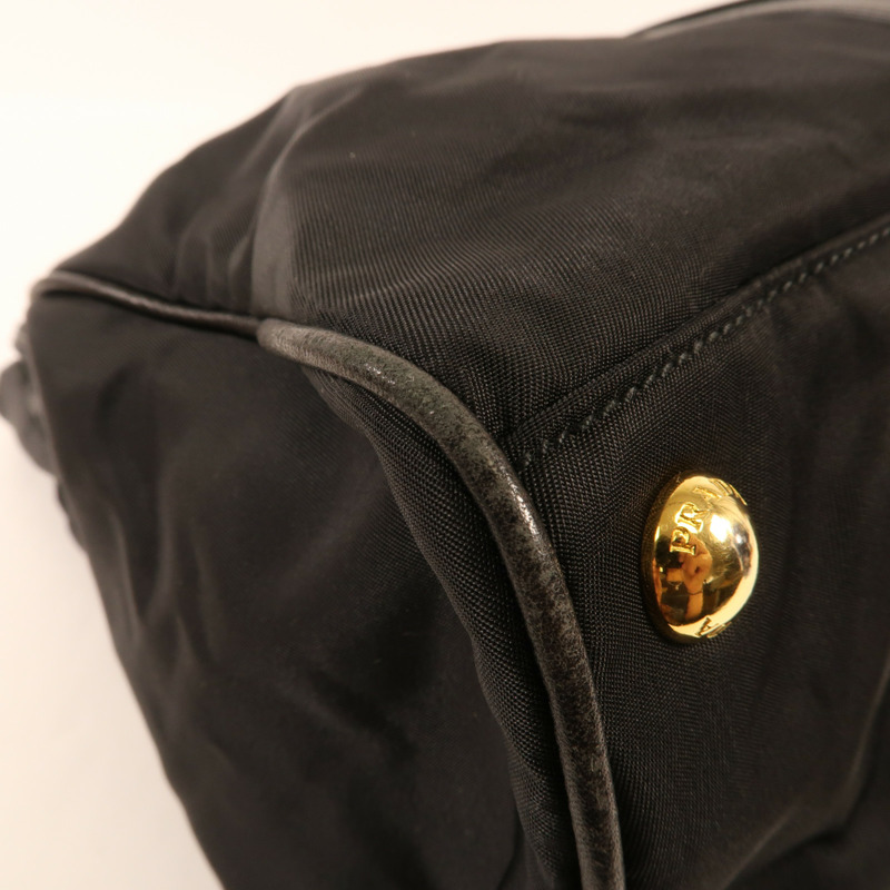 PRADA 尼龍2 Way Shoulder金扣手挽肩背兩用袋-6