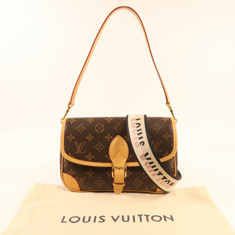 LOUIS VUITTON Monogram Diane金扣手挽肩背兩用袋-5