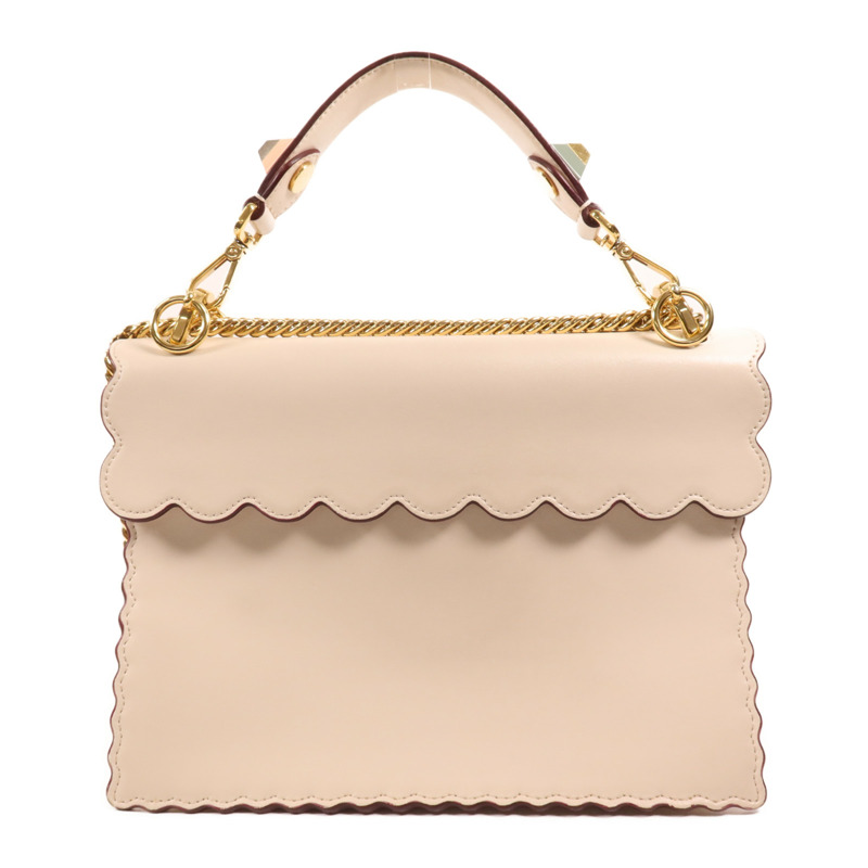 FENDI 牛皮皮革Kan I金扣手挽肩背兩用袋-1