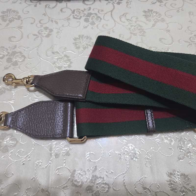 gucci ophidia 草莓吊飾款 鏈條肩背包 附寬背帶-27