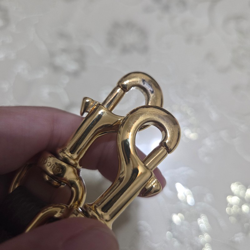 gucci ophidia 草莓吊飾款 鏈條肩背包 附寬背帶-31