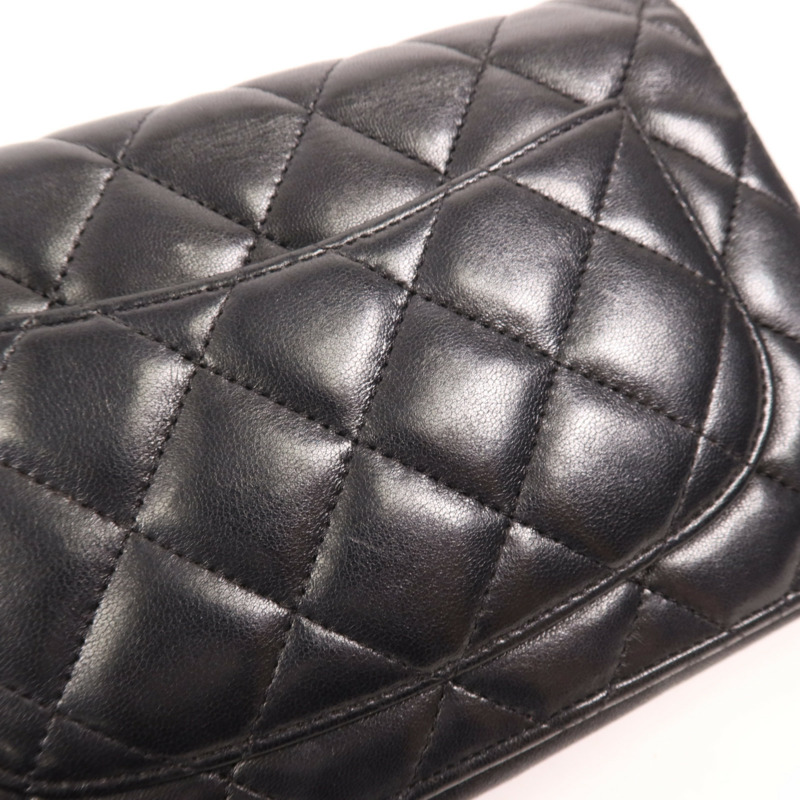 CHANEL 羊皮皮革WOC Wallet On Chain銀扣鏈帶肩背袋-20