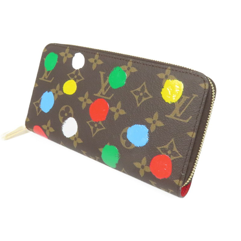 LOUIS VUITTON Monogram Painted Dots LV x Yayoi Kusama Zippy Long Wallet金扣長錢包-2