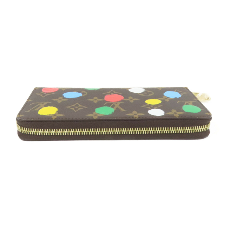 LOUIS VUITTON Monogram Painted Dots LV x Yayoi Kusama Zippy Long Wallet金扣長錢包-3