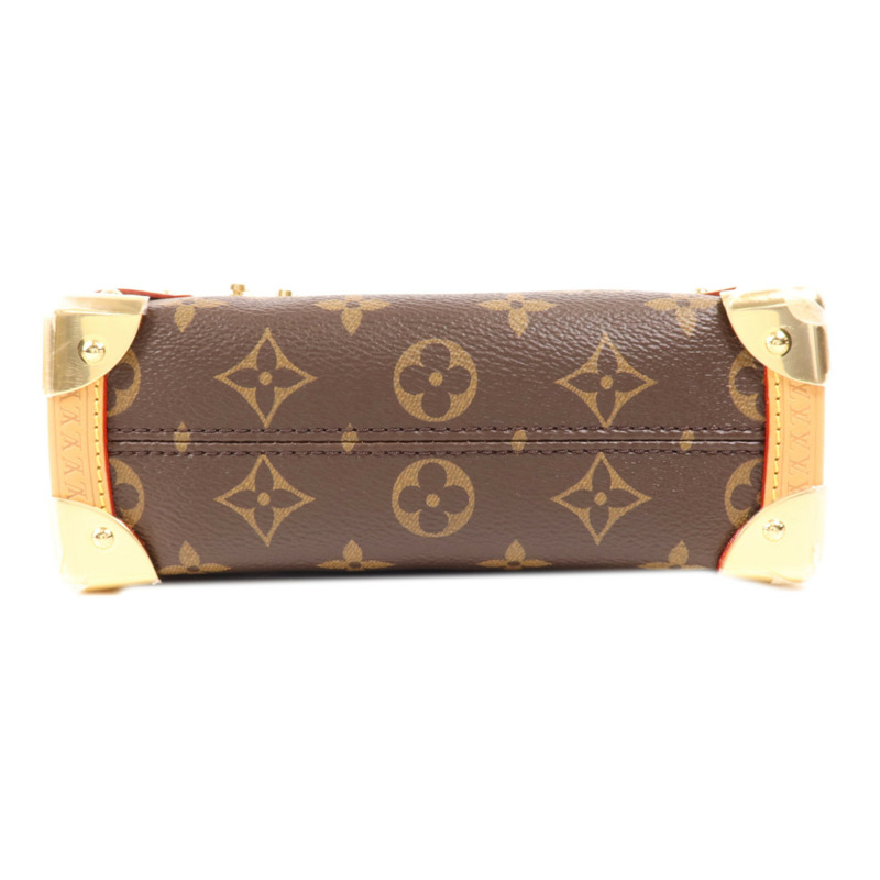 LOUIS VUITTON Monogram Side Trunk PM金扣手挽肩背兩用袋-3