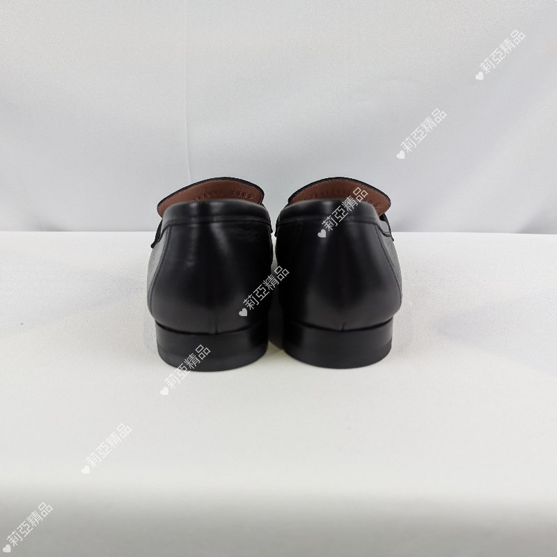 莉亞精品♡Hermes H黑銀樂福鞋 尺碼37-7