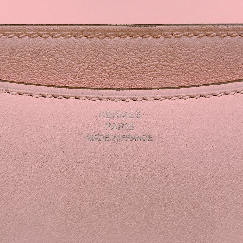 TW4483 Hermes 愛馬仕第三代迷你康康包 櫻花粉銀釦 Mini Constance-III Swift 3Q Rose Sakura x PHW-11