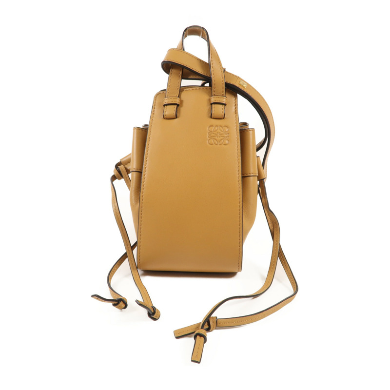 LOEWE 牛皮皮革Hammock Mini手挽肩背兩用袋-0