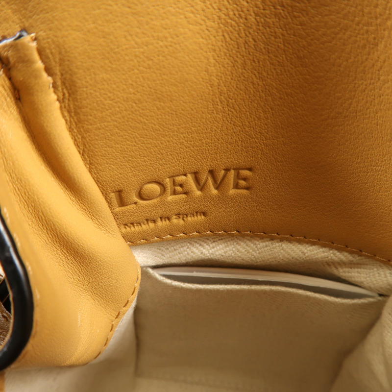LOEWE 牛皮皮革Hammock Mini手挽肩背兩用袋-6