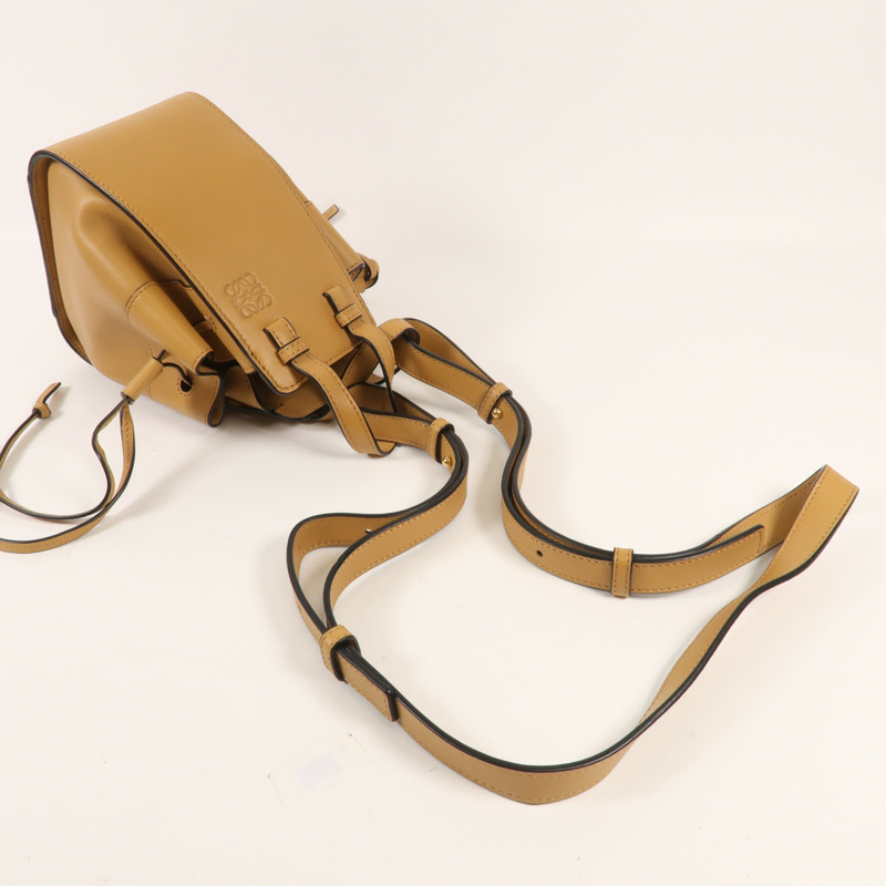 LOEWE 牛皮皮革Hammock Mini手挽肩背兩用袋-7