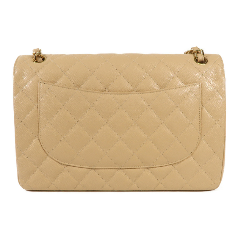 CHANEL 牛皮皮革Large Classic金扣鏈帶肩背袋-1