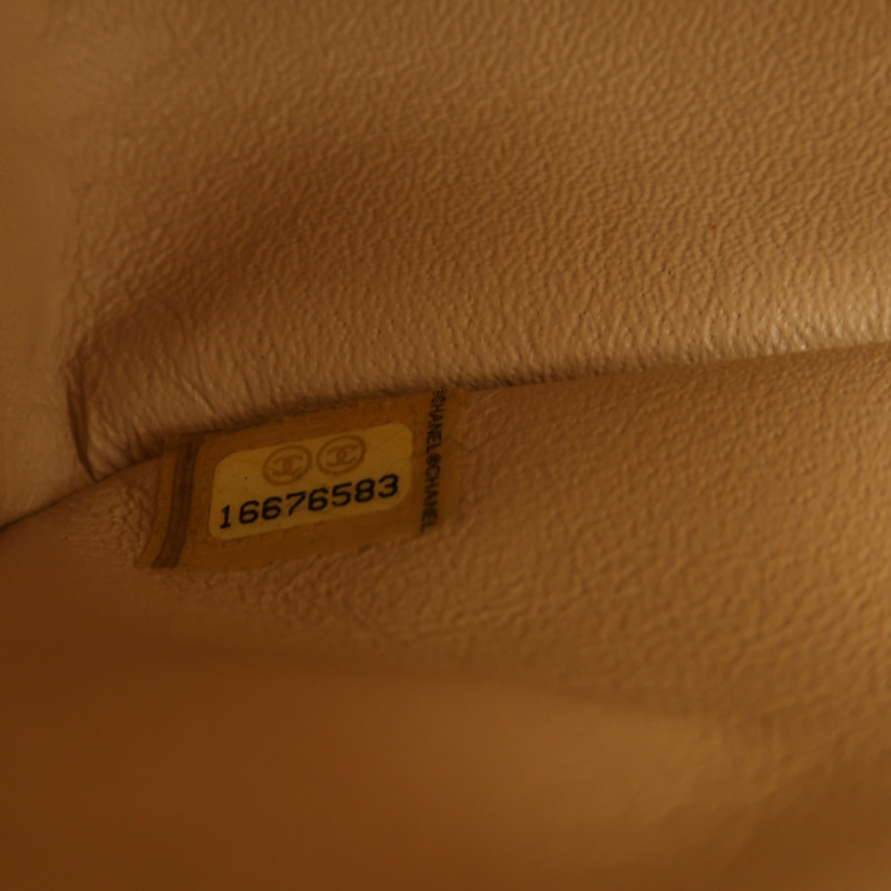 CHANEL 牛皮皮革Large Classic金扣鏈帶肩背袋-12