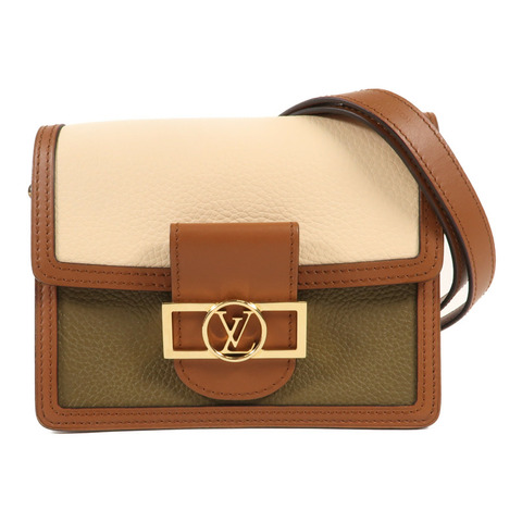 LOUIS VUITTON 牛皮皮革Douphine Mini金扣肩背袋