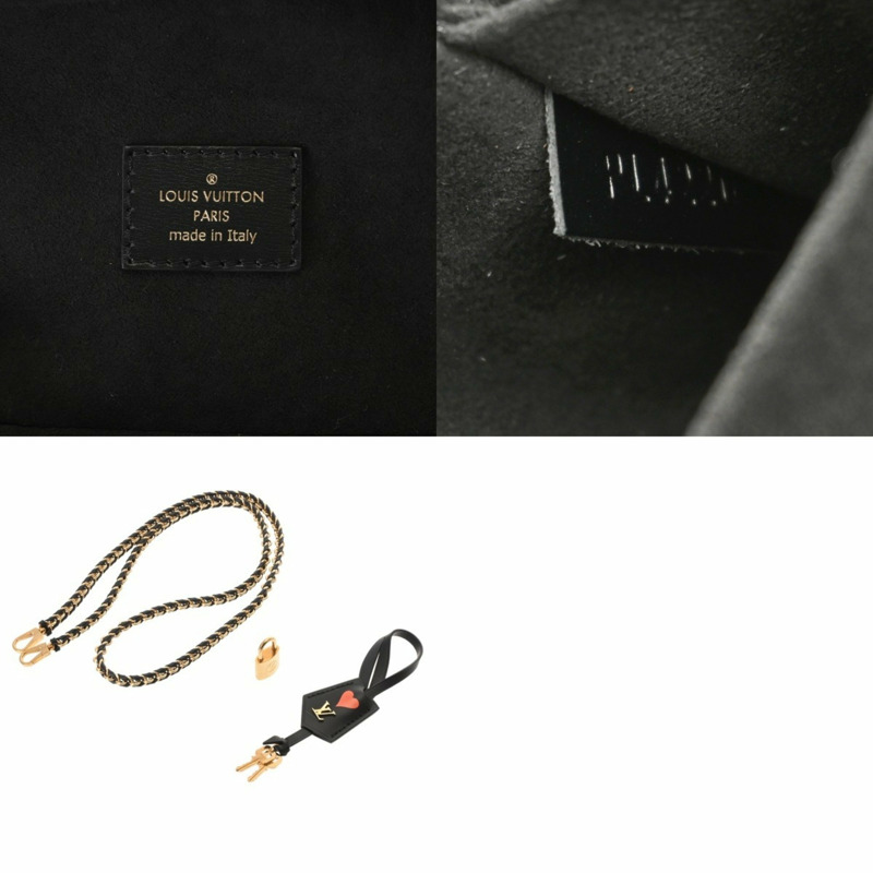 LOUIS VUITTON Monogram Game On Vanity PM Noir M57482 女士帆布包-10