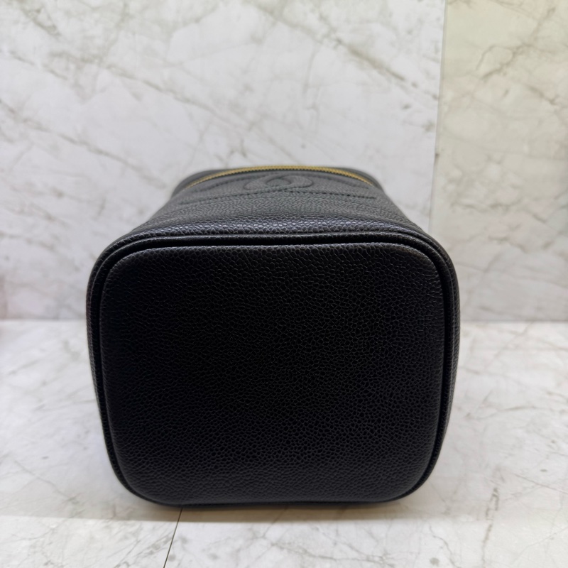 CHANEL黑金手提化妝箱包/3開-4