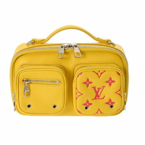 LOUIS VUITTON 路易威登 Utility Crossbody Jaune M58652 女士小牛皮單肩包
