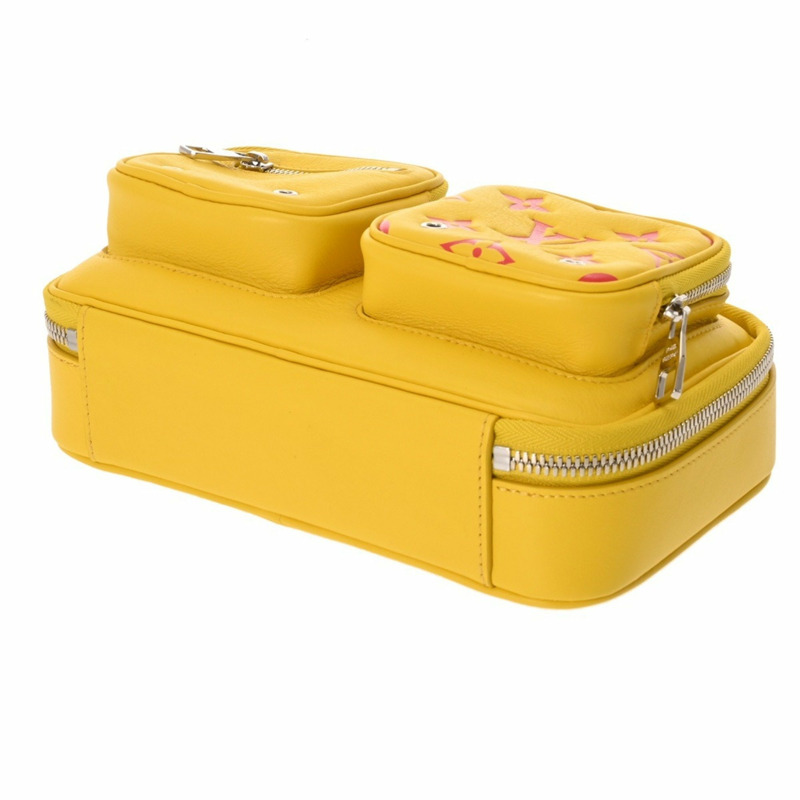 LOUIS VUITTON 路易威登 Utility Crossbody Jaune M58652 女士小牛皮單肩包-5
