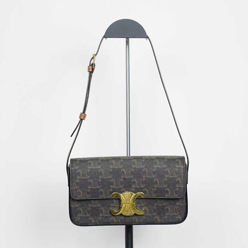 CELINE Triomphe凱旋門logo 法棍包 肩背包-0