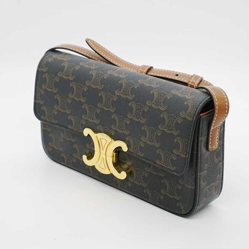 CELINE Triomphe凱旋門logo 法棍包 肩背包-4