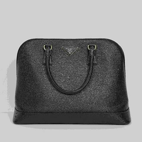 PRADA 純色徽標 黑色 手提包 肩背包 斜背包