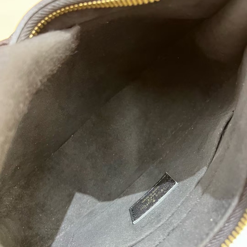99新LV全皮黑色牛角月亮包bagatell-5