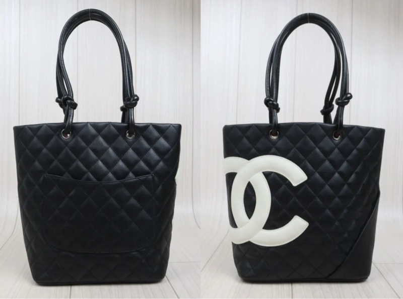 「JL精品代購」 9新 Chanel 香奈兒 康鵬熊貓 菜籃子-2