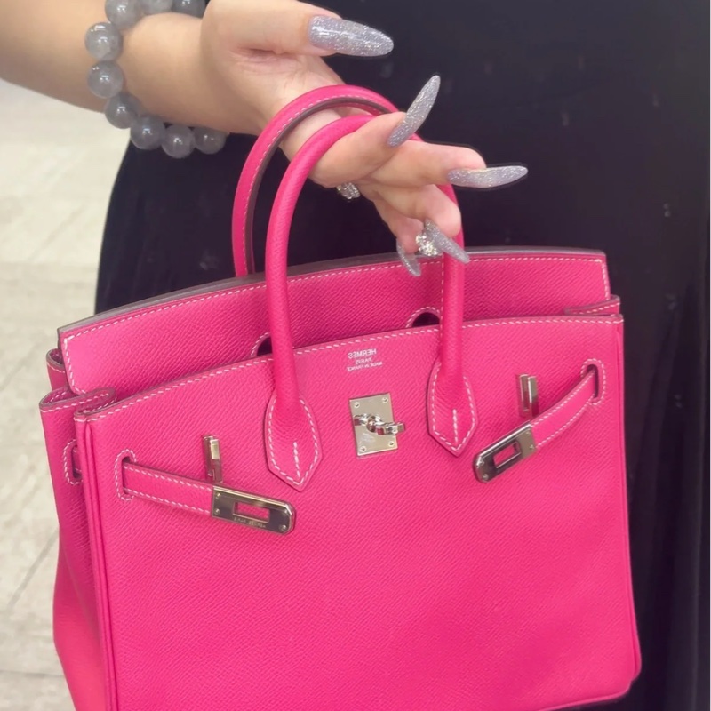 Hermes 方釦山羊皮鉑金 Birkin HAC 絕版32尺寸-5