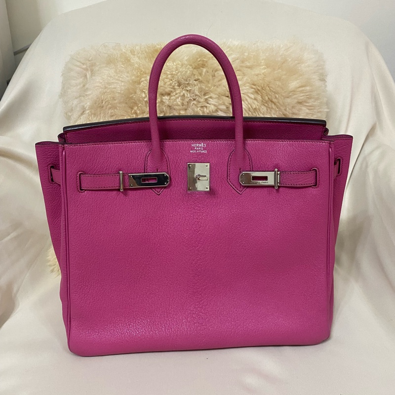Hermes 方釦山羊皮鉑金 Birkin HAC 絕版32尺寸-9