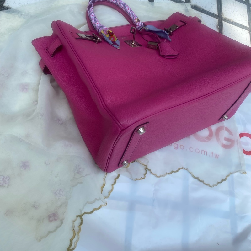 Hermes 方釦山羊皮鉑金 Birkin HAC 絕版32尺寸-13