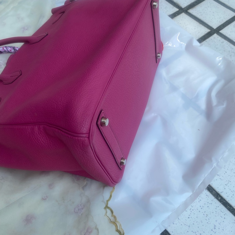 Hermes 方釦山羊皮鉑金 Birkin HAC 絕版32尺寸-16