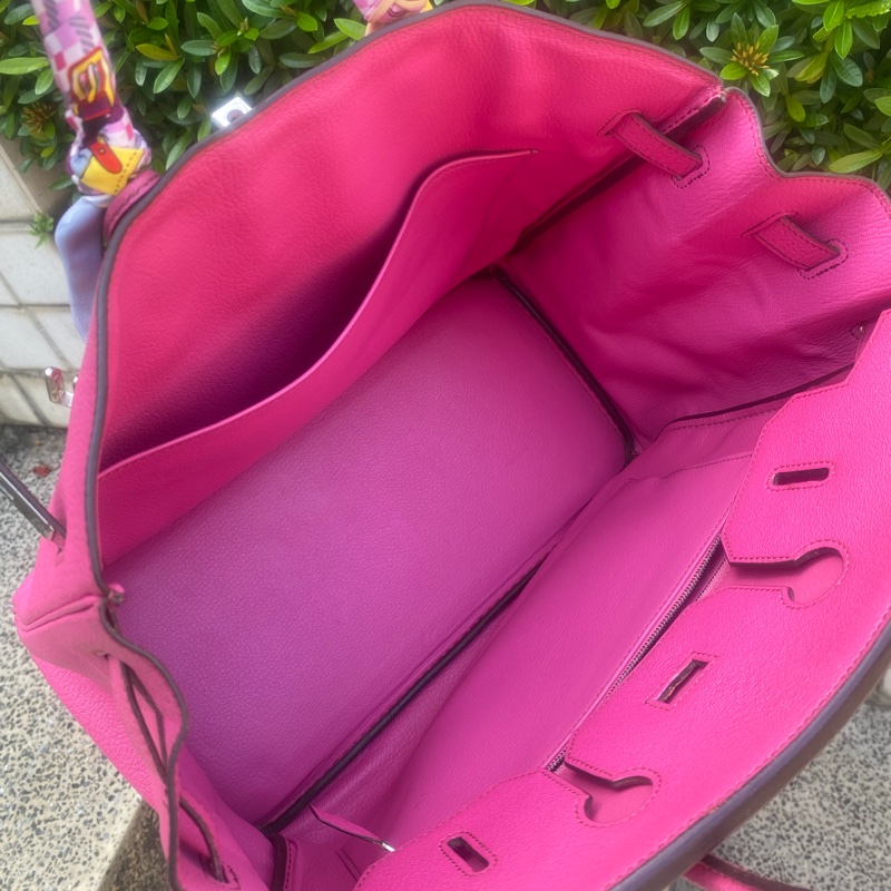 Hermes 方釦山羊皮鉑金 Birkin HAC 絕版32尺寸-19
