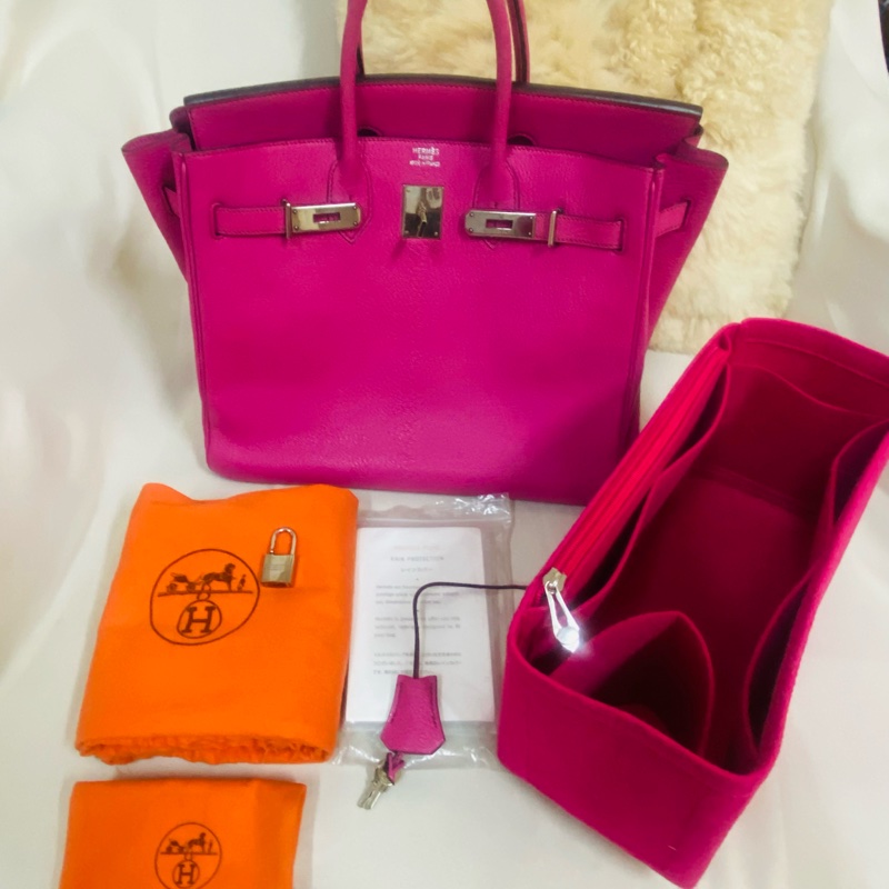 Hermes 方釦山羊皮鉑金 Birkin HAC 絕版32尺寸-25