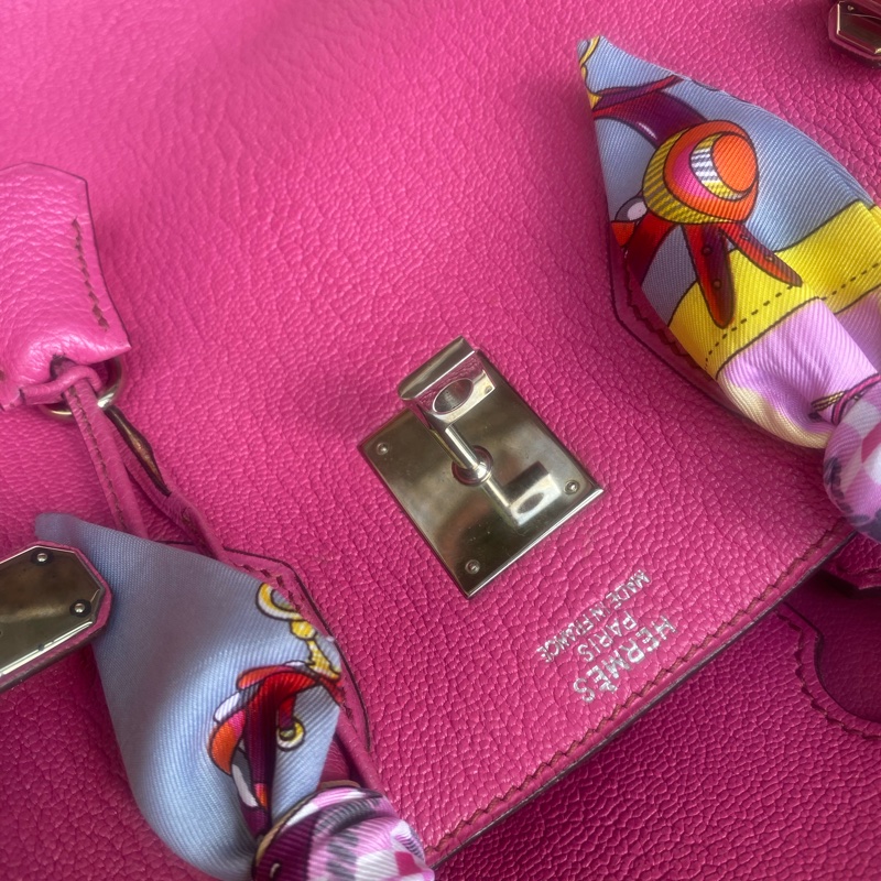 Hermes 方釦山羊皮鉑金 Birkin HAC 絕版32尺寸-27