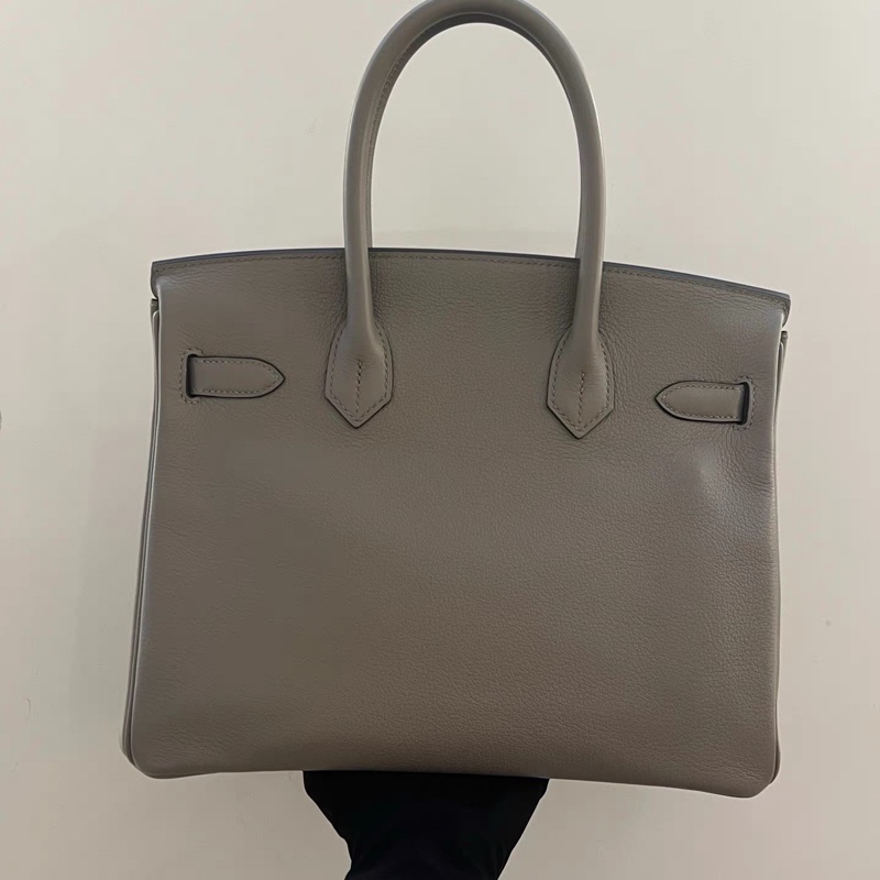 有購證❤️ Birkin30 M8銀河灰 Tn皮 金扣 Y刻 鎖具 說明書 塵袋 專櫃票-1