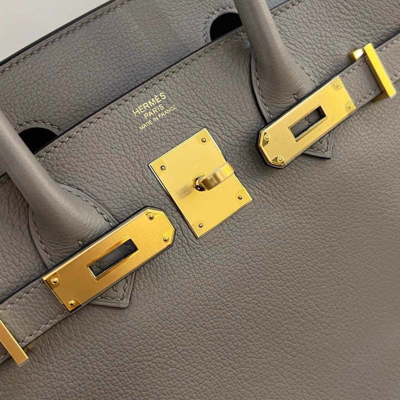 有購證❤️ Birkin30 M8銀河灰 Tn皮 金扣 Y刻 鎖具 說明書 塵袋 專櫃票-4