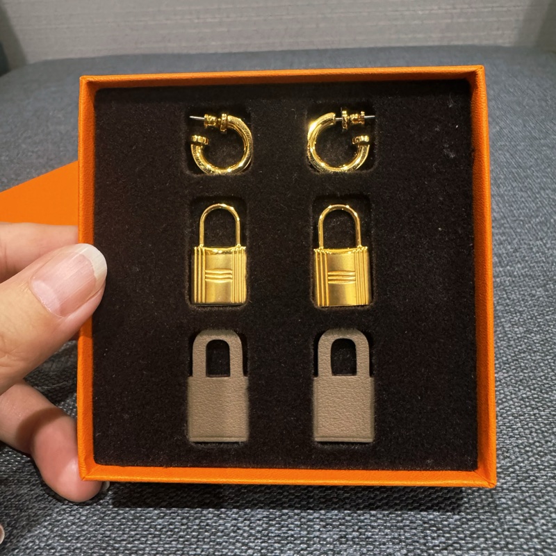 Hermes O’ Kelly 耳環組合 🎁 全新品 多種戴法 可DIY情侶/閨蜜項鍊-0
