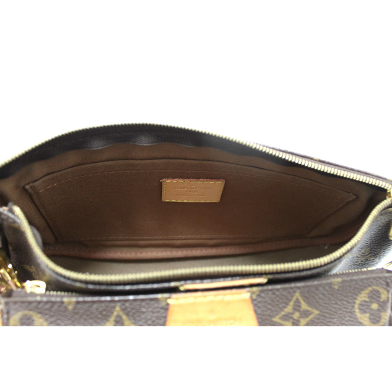 Louis Vuitton Classic Monogram Pink Strap Multi-Pochette Accessoires Bag-13